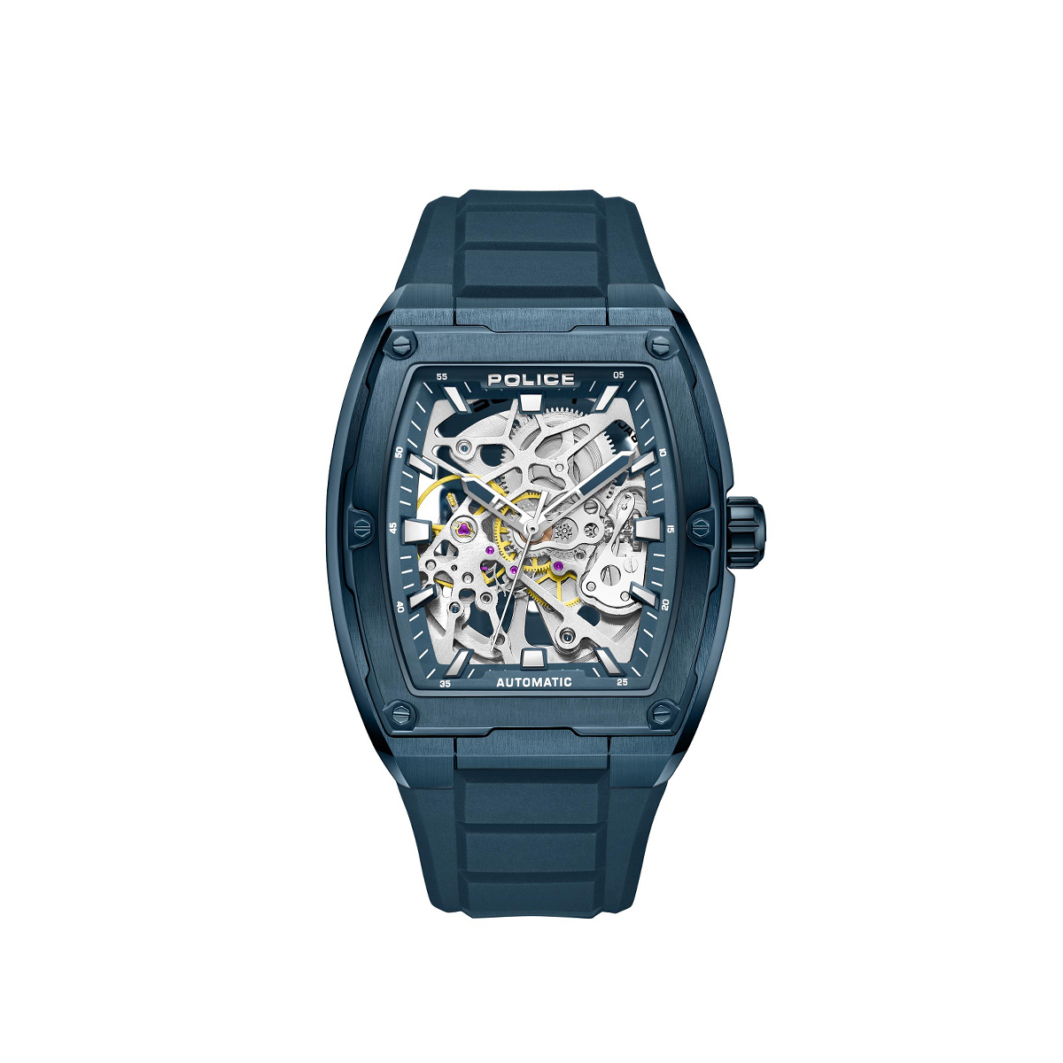 بوليس ساغة سكيليتور أزرق رجالية