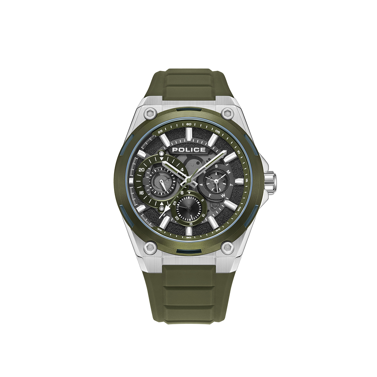 بوليس ساعة سالكانتي داي ديت للرجال