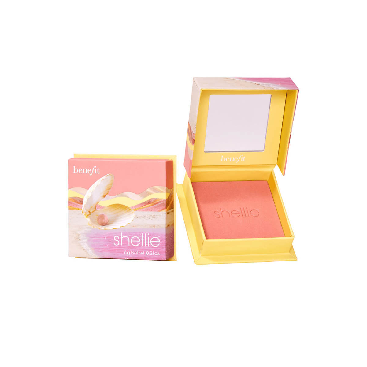 بنفت شيلي بوب وردي متوسط بودرة الخدود