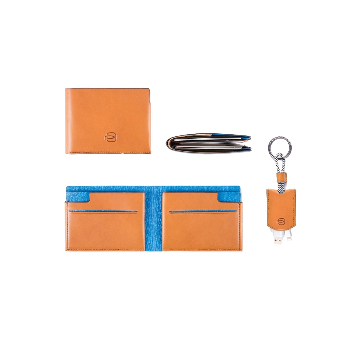 بيكوادرو باقموتيك محفظة و سلسة مفاتيح حافظة الأسلاك