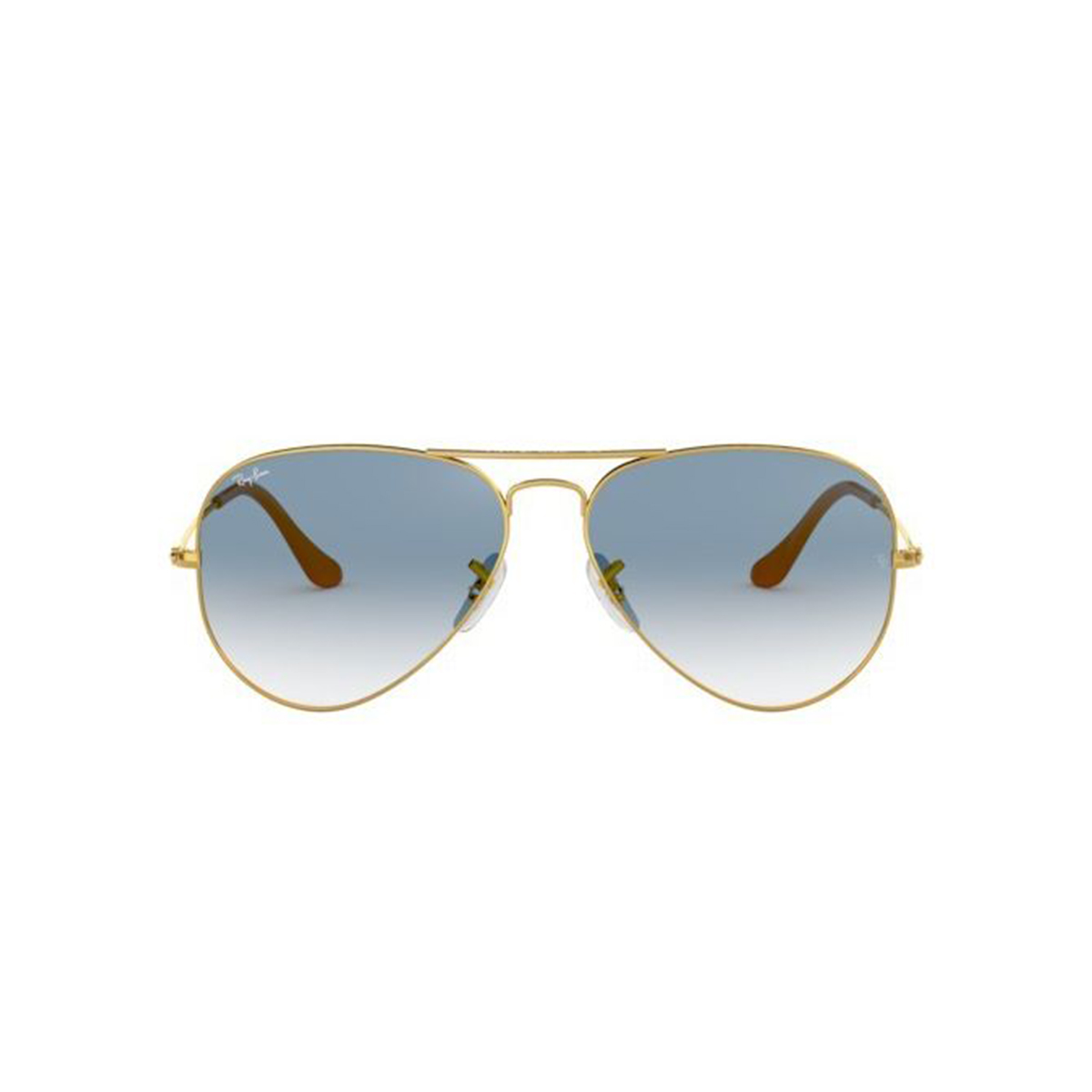 ريبان RB3025 نظارة شمسية للجنسين أفياتور كلاسيك أزرق فاتح ذهبي