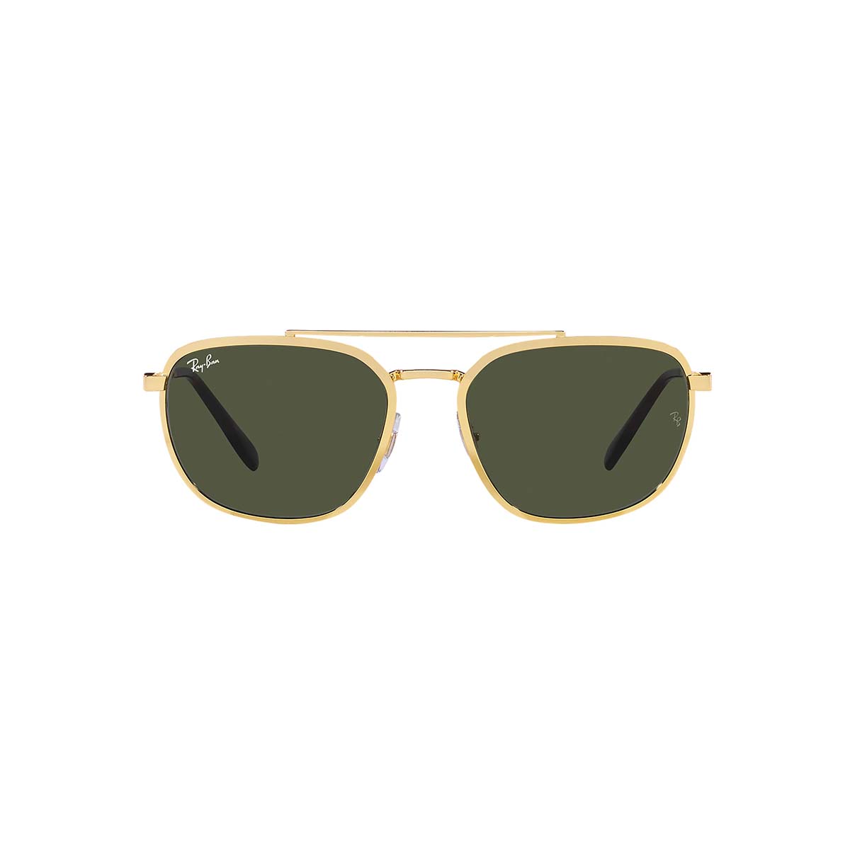 ريبان نظارة شمسية للجنسين مربع أخضر 56 RB3708 