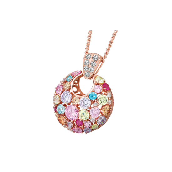 توسكو قلادة جليتر جلامور روز قولد