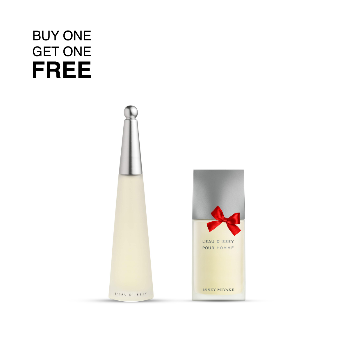 Issey Miyake L'eau D'issey Eau De Toilette 50ml + Pour Homme Eau De Toilette 75ml (FREE)