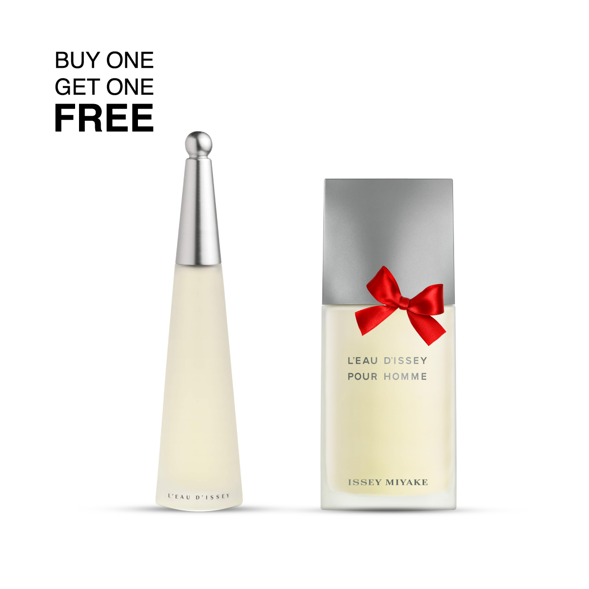 Issey Miyake L'eau D'issey Eau De Toilette 100ml + Pour Homme Eau De Toilette 125ml (FREE)