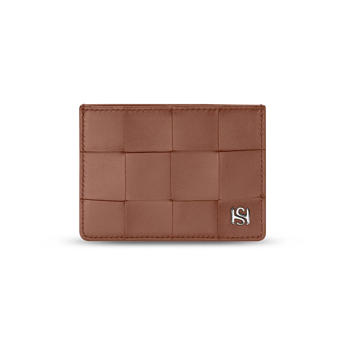 Saint Honore Genuine Leather Cardholder Weave for Women MM38 