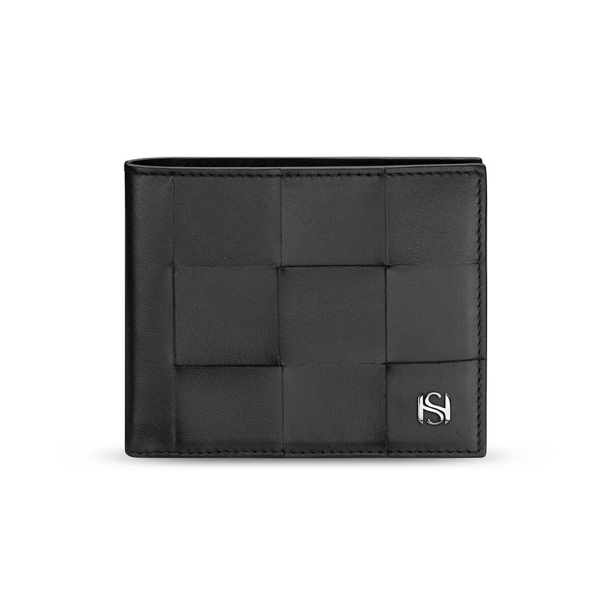 Saint Honore Leather Wallet in Weave MN37