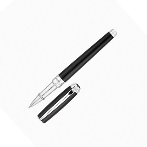 St Dupont Line D Rollerball Medium Black Pall Pen