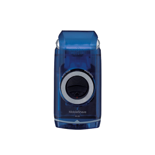 Braun Mobile Shave Battery Shave, M-60 transparent blue