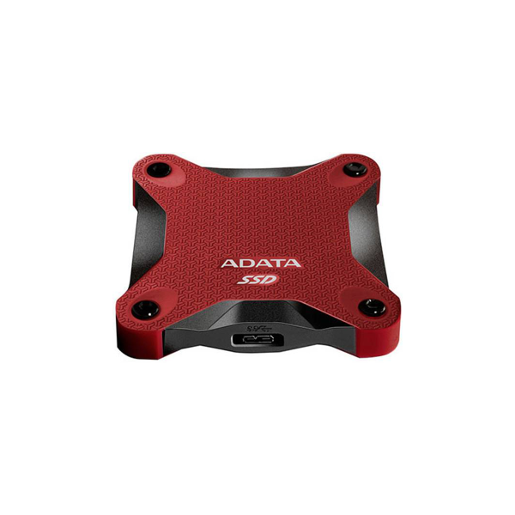 ADATA SD600 - 256GB - EXTERNAL SOLID STATE DRIVE, USB 3.0, SHOCK RESISTANT - RED