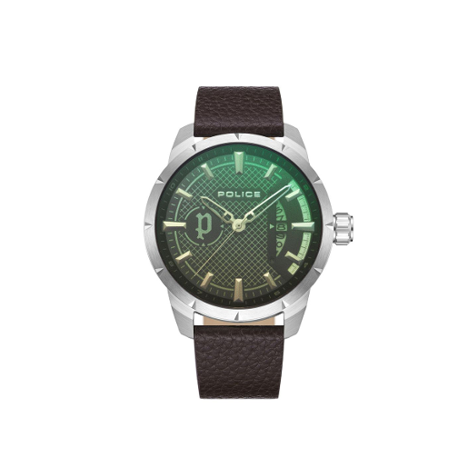 Police Neist Watch For Men, Tinted Green