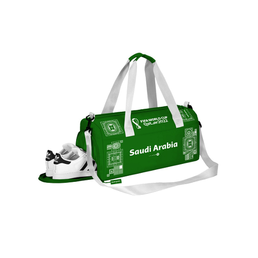 حقيبة رياضية مع مكان مخصص للحذاء - السعودي (اخضر)