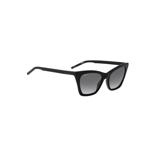 هوغو بوس نظارة شمسية بتصميم عين القطة باللونين الأسود والرمادي