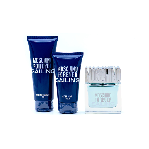 Moschino Forever Sailing Gift Set Eau De Toilette 50ml + 100ml Shower Gel + 50ml After Shave