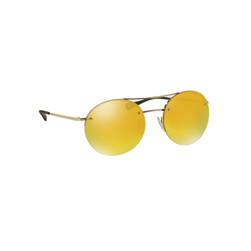 Prada PS54RS ZVN5N0 Round Sunglasses Yellow