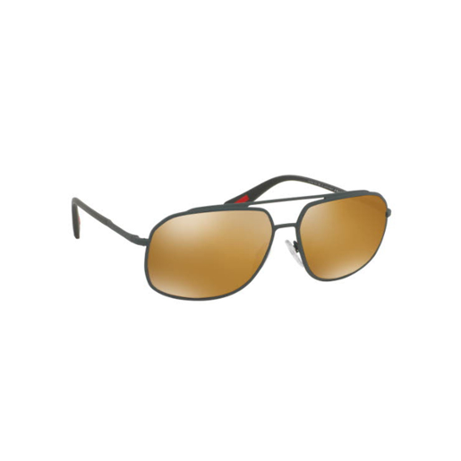 Prada PS56RS UFI5N2 Polarized Pilot Sunglasses, Gold
