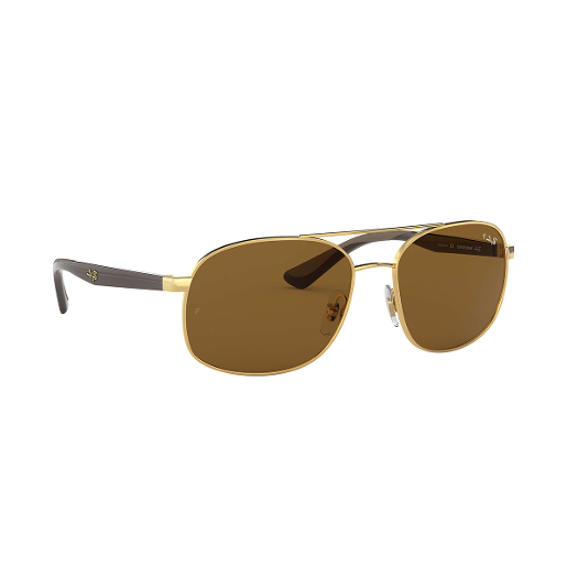 Ray-Ban RB3593 Square Classic Sunglasses Brown Gradient