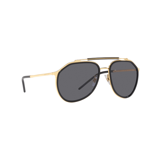 Dolce & Gabbana Dg2 Pilot Standard Grey Polar 57 Metal Sunglasses