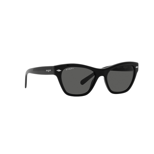 Vogue Vo W44 Cat Eye Polyamide Standard Dark Grey 51 Acetate Sunglasses