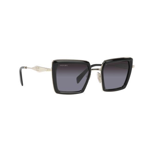 Prada Pr Aav Pillow Polyamide Standard Grey Gradient 52 Metal Sunglasses