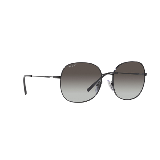 Vogue Vo352 Round Policarbonate Standard Grey Gradient Black 57 Metal Sunglasses