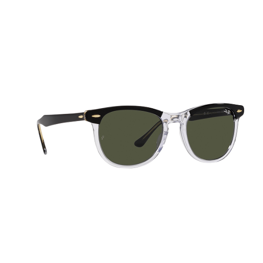 RAY BAN RB1294 PILLOW CRYSTAL STANDARD GREEN 53 Acetate SUNGLASSES