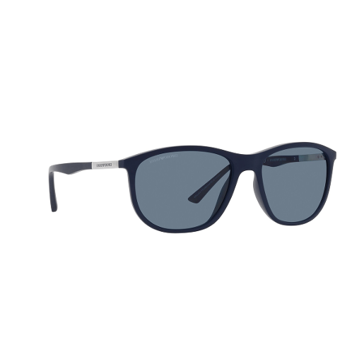 Emporio Armani Ea5088 Pillow Policarbonate Polarized Dark Blue Polar 58 Injected Sunglasses
