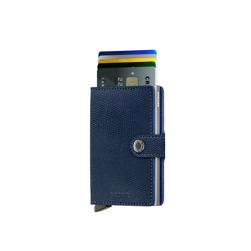 سيكرد - محفظة صغيرة لحماية البطاقات - أزرق تايتانيوم