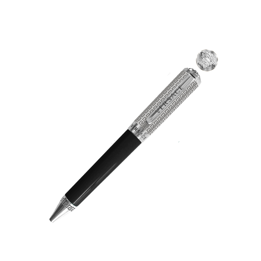 Versace Olympia Ballpoint Pen Silver Black