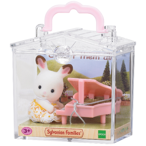 Baby Carry Case (Rabbit with Piano)
