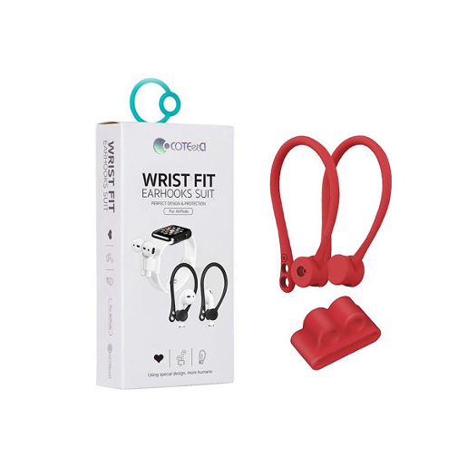 COTE EARHOOK SUIT For Airpods Red